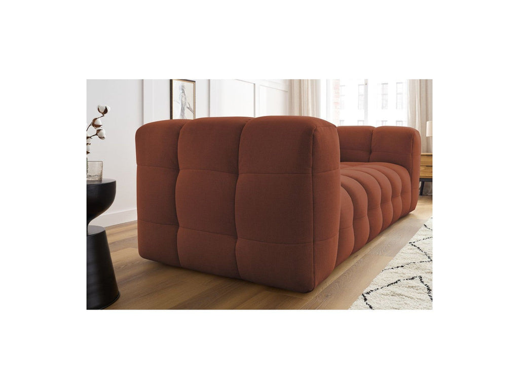 Cloud - Canapé Droit Fixe 3 Places - Tissu Lisse