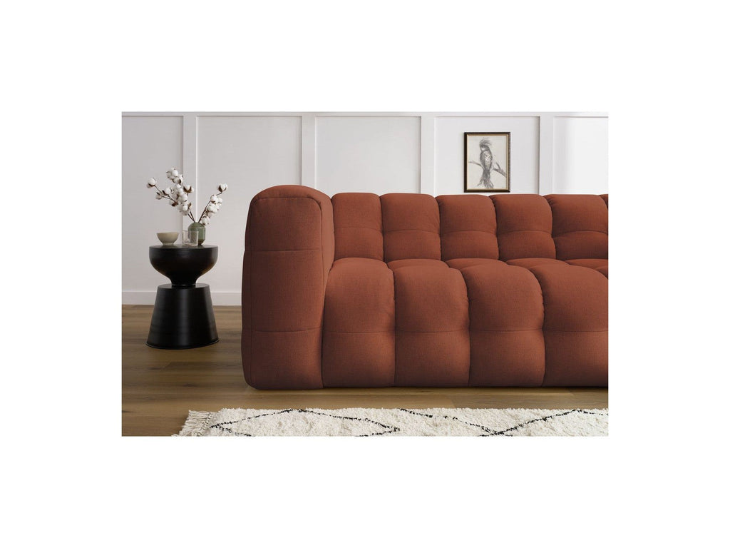 Cloud - Canapé Droit Fixe 3 Places - Tissu Lisse