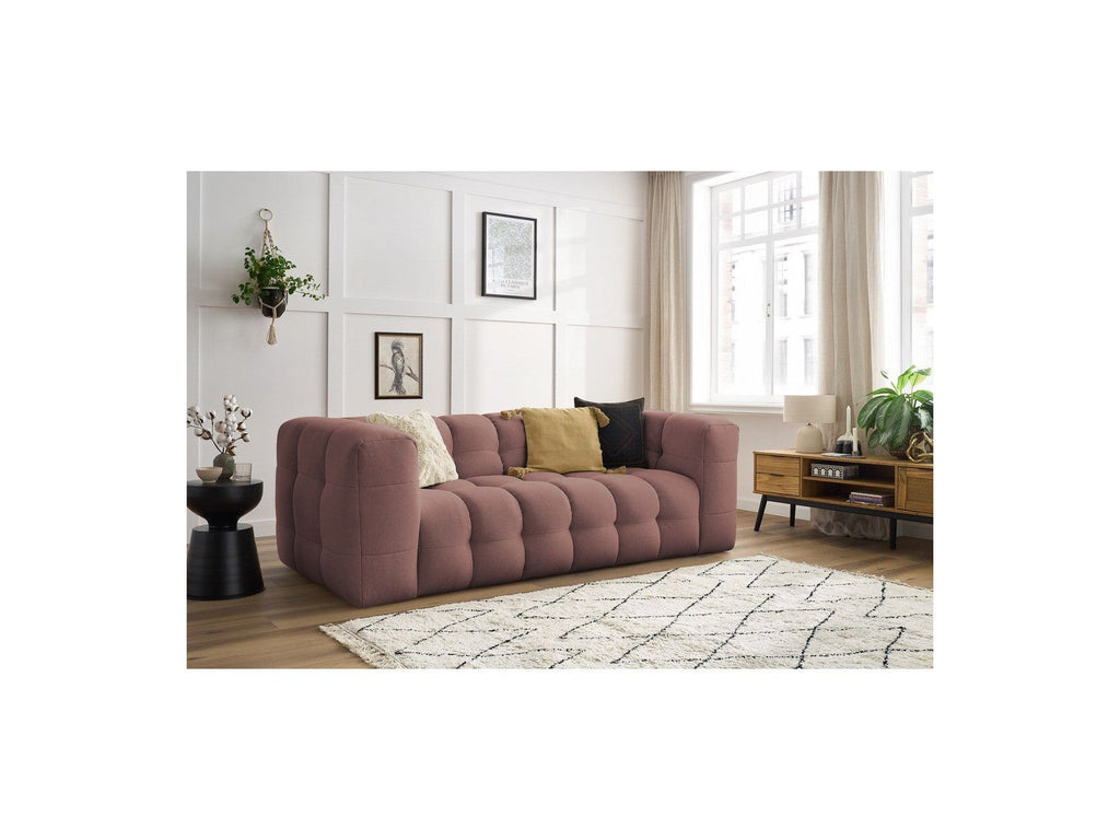 Cloud - Canapé Droit Fixe 3 Places - Tissu Lisse