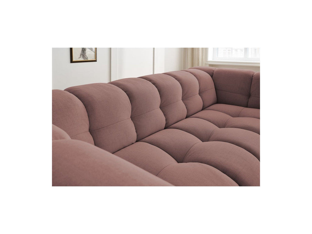 Cloud - Canapé Droit Fixe 3 Places - Tissu Lisse