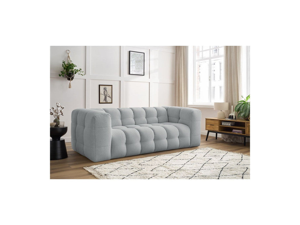 Cloud - Canapé Droit Fixe 3 Places - Tissu Lisse