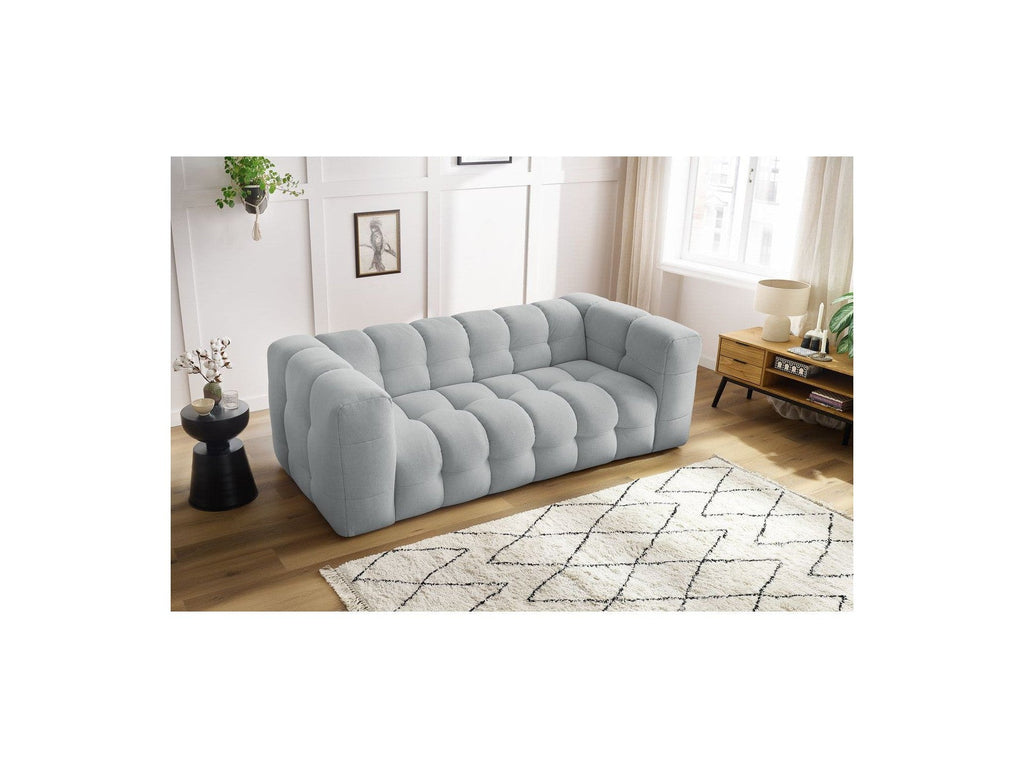 Cloud - Canapé Droit Fixe 3 Places - Tissu Lisse