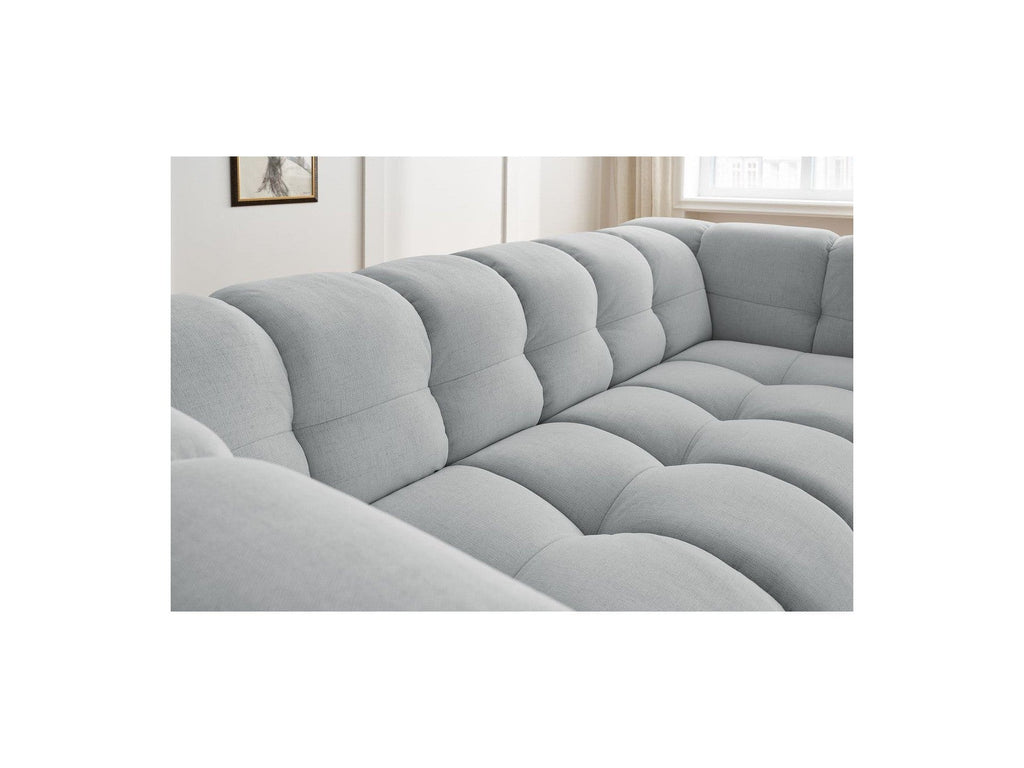 Cloud - Canapé Droit Fixe 3 Places - Tissu Lisse