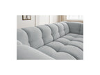 Cloud - Canapé Droit Fixe 3 Places - Tissu Lisse