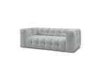 Cloud - Canapé Droit Fixe 3 Places - Tissu Lisse