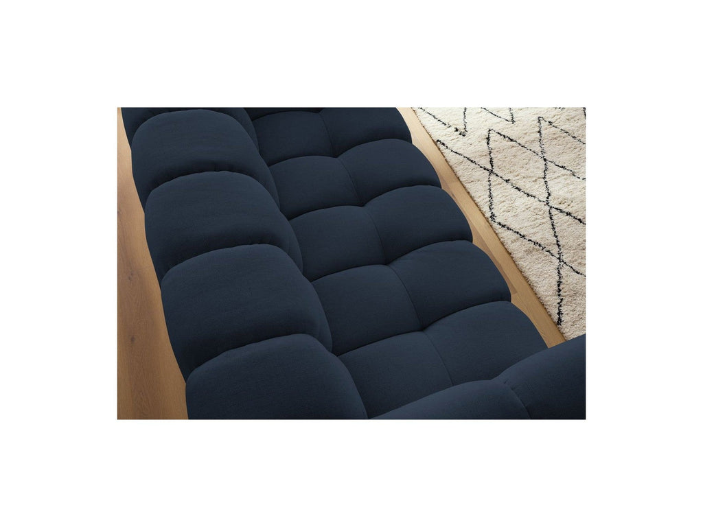 Cloud - Canapé Droit Fixe 3 Places - Tissu Lisse