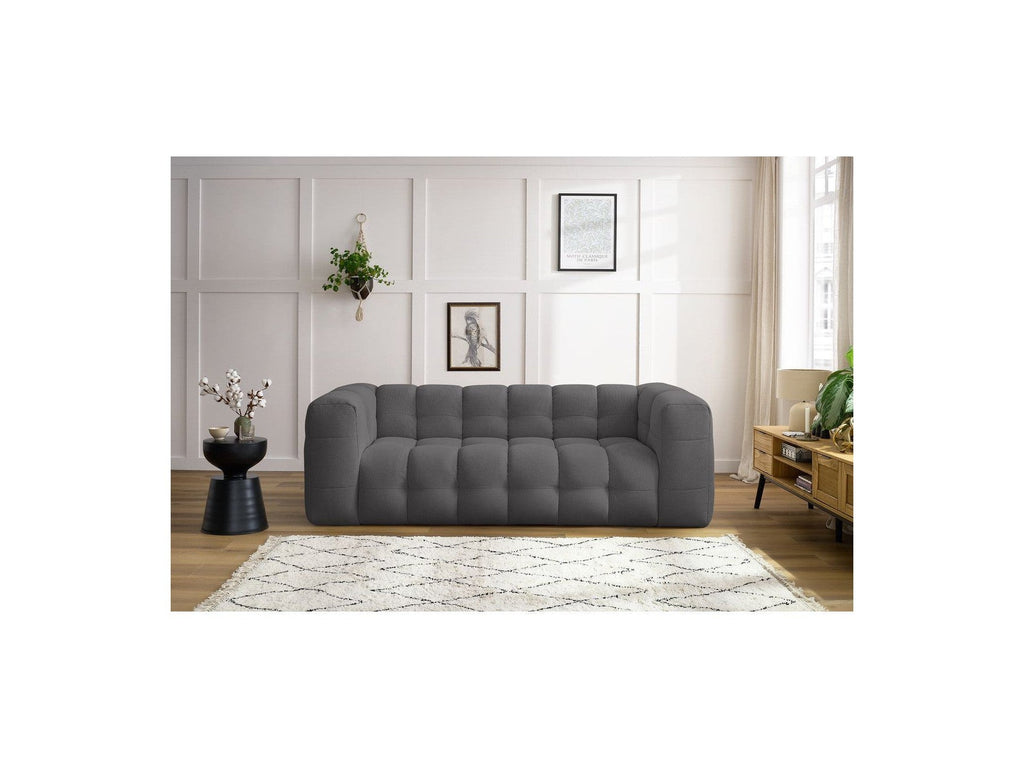 Cloud - Canapé Droit Fixe 3 Places - Tissu Lisse