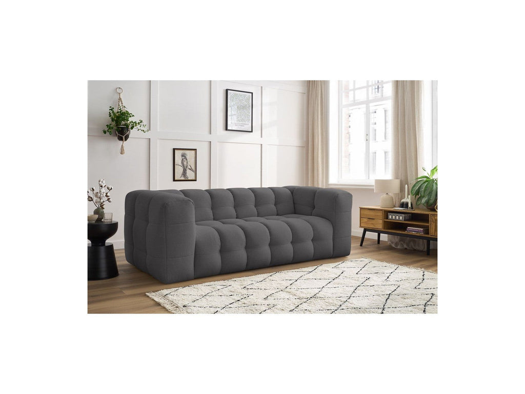 Cloud - Canapé Droit Fixe 3 Places - Tissu Lisse
