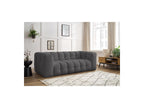Cloud - Canapé Droit Fixe 3 Places - Tissu Lisse