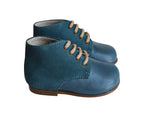 Chaussures Bottillons Hector - Cuir Bleu Canard - Garçon