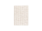 Roku - Tapis Poils Ras - Motif Abstrait - Beige