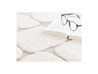 Roku - Tapis Poils Ras - Motif Abstrait - Beige
