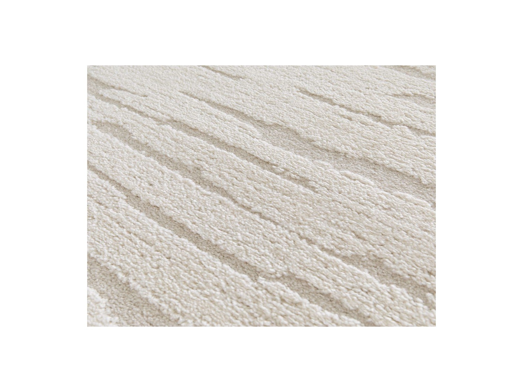 Loris - Tapis Poils Courts - Motif Abstrait - Beige