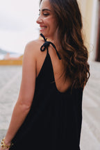 Robe Isabella Noir Coton