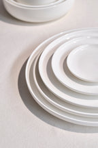 Service De Table En Porcelaine 12 Pièces - Moon - Blanc