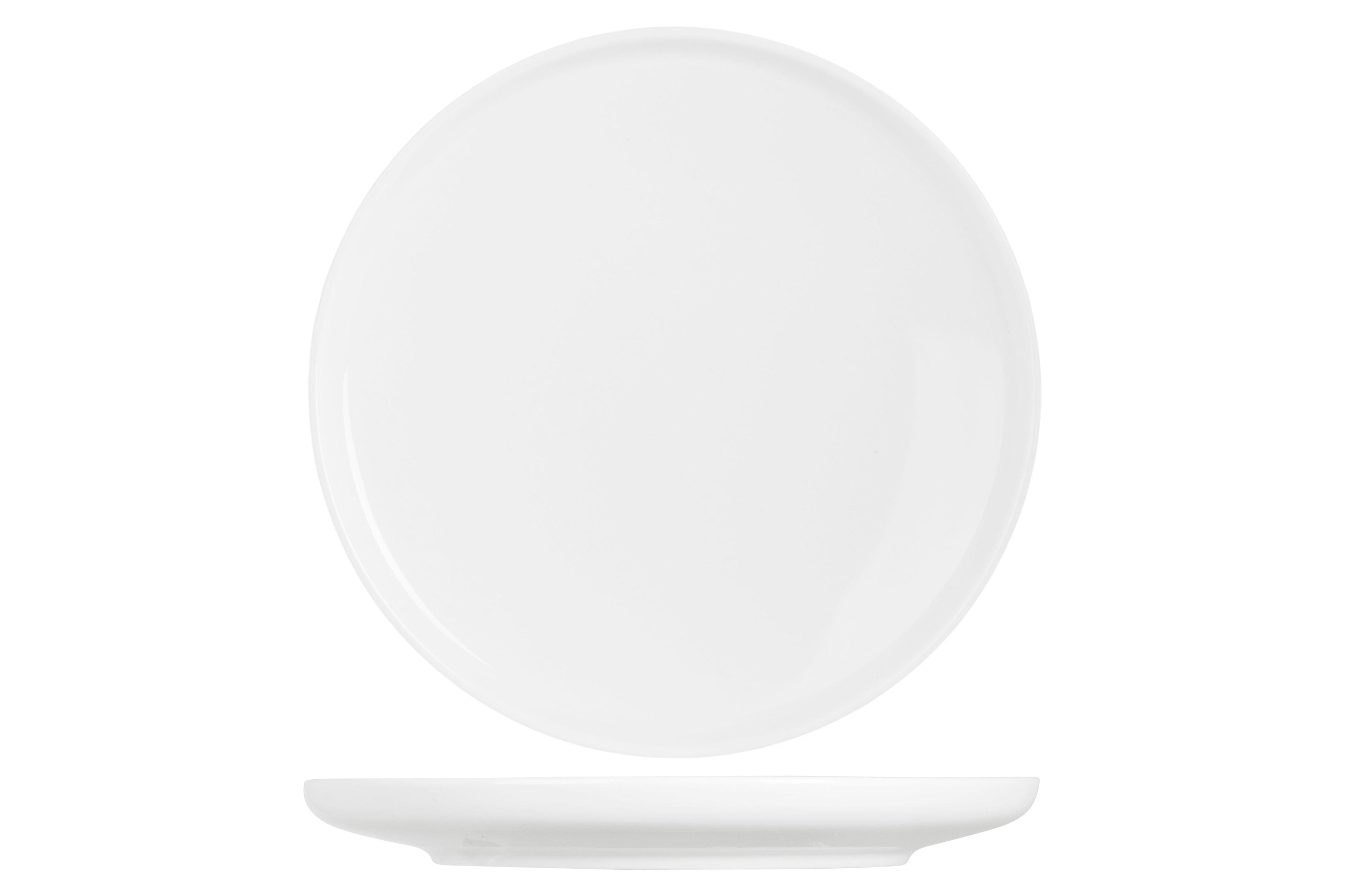 Service De Table En Porcelaine 12 Pièces - Moon - Blanc