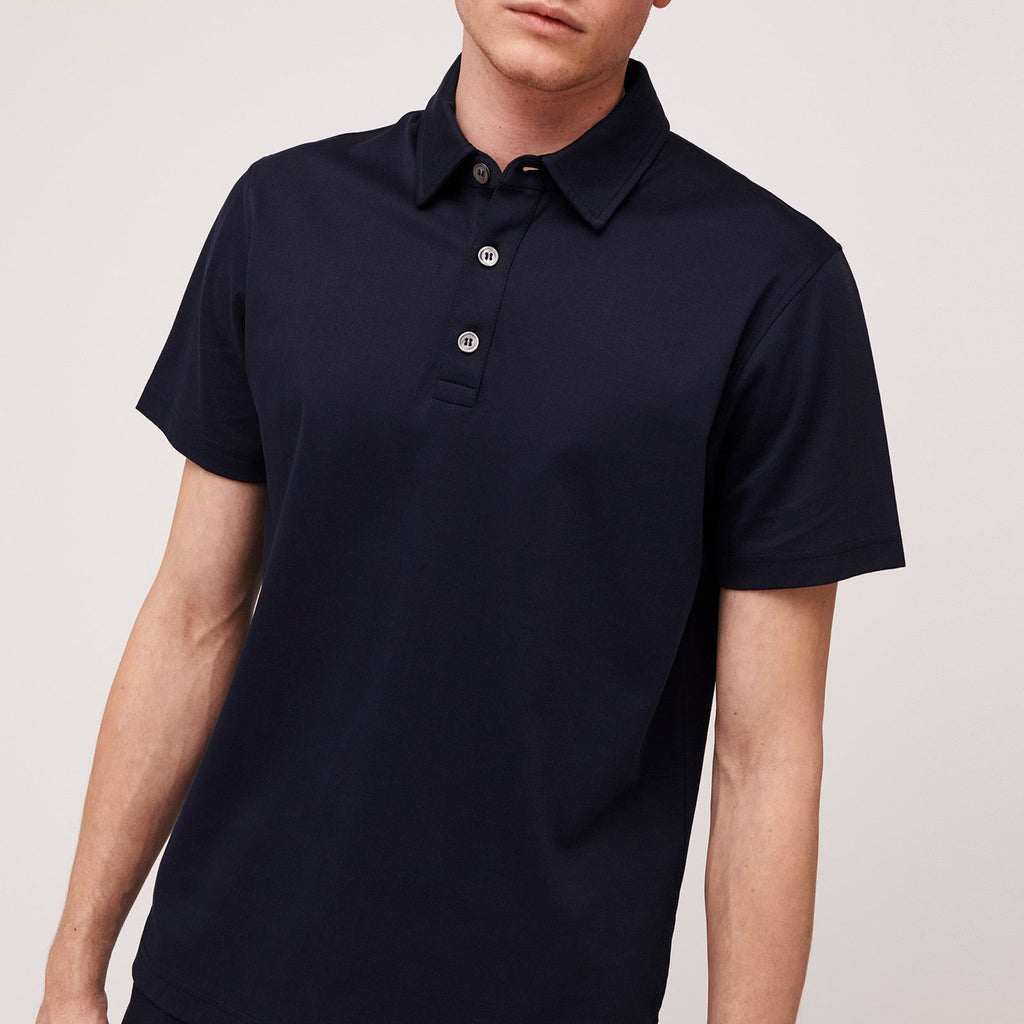 Maison Standards - Polo Manches Courtes - Marine - Homme