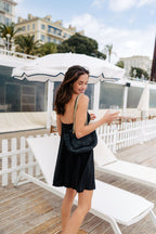 Robe Marjorie Lin Viscose Noir
