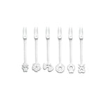 Lot De 6 Fourchettes Apéritif "Love"