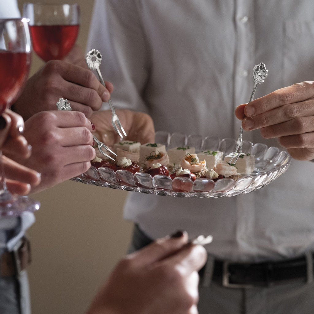 Lot De 6 Fourchettes Apéritif "Love"