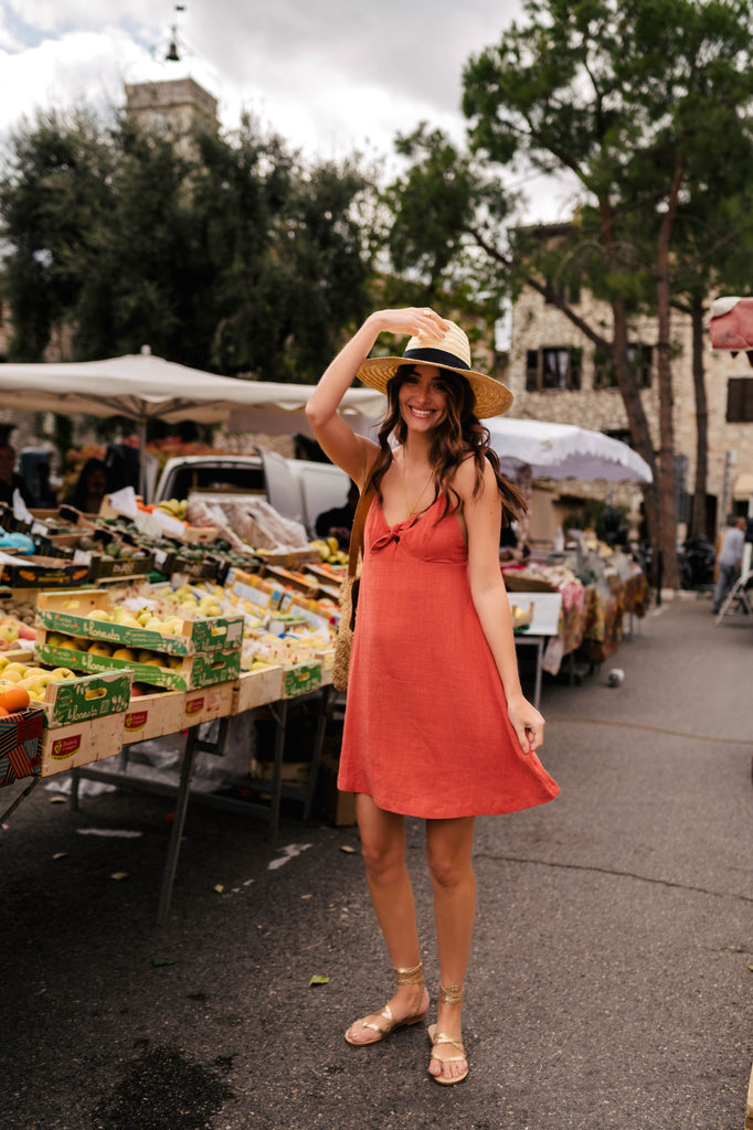 Robe Marjorie Lin Viscose Terracotta