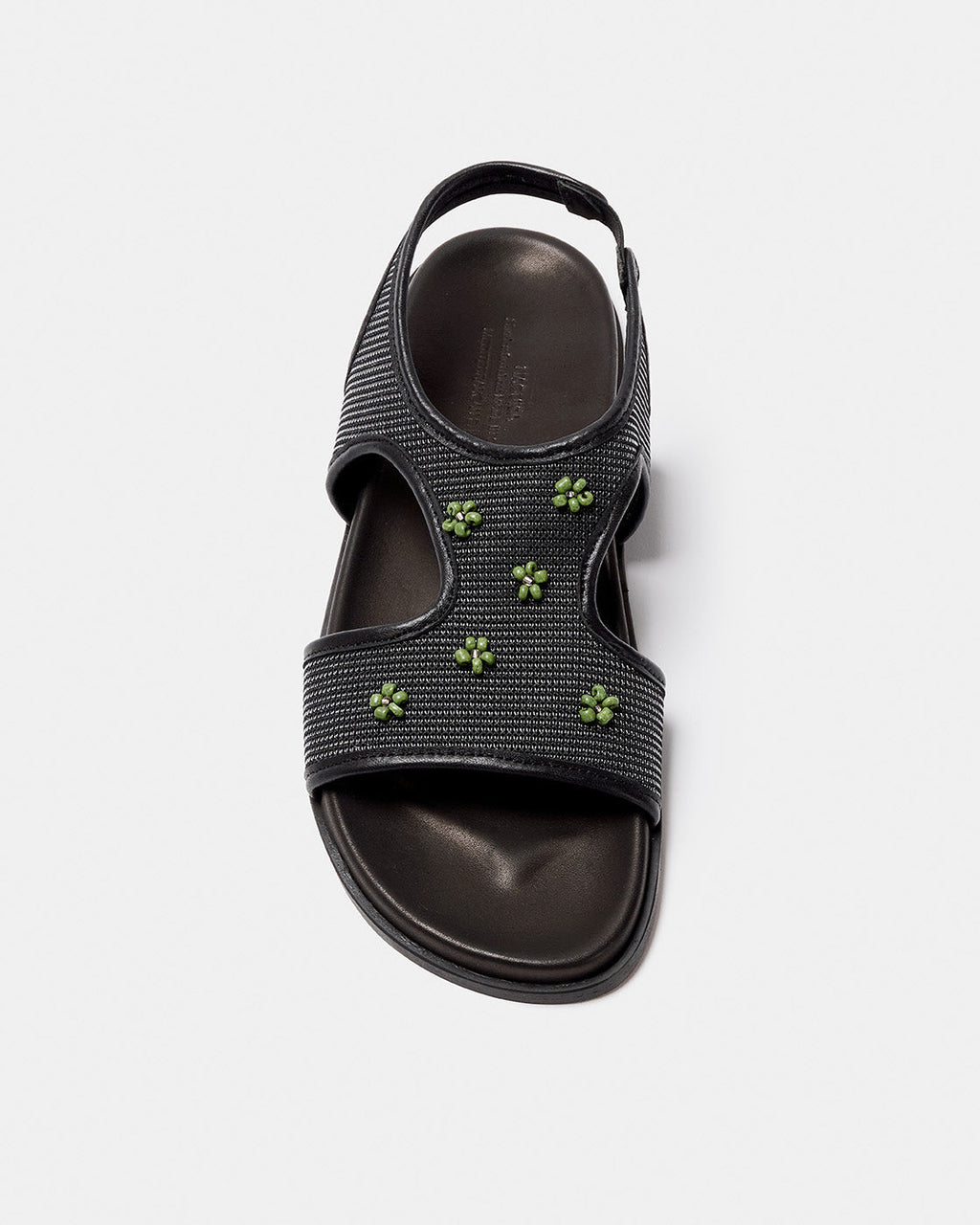 Mules Addaia Negro Malla-Verde