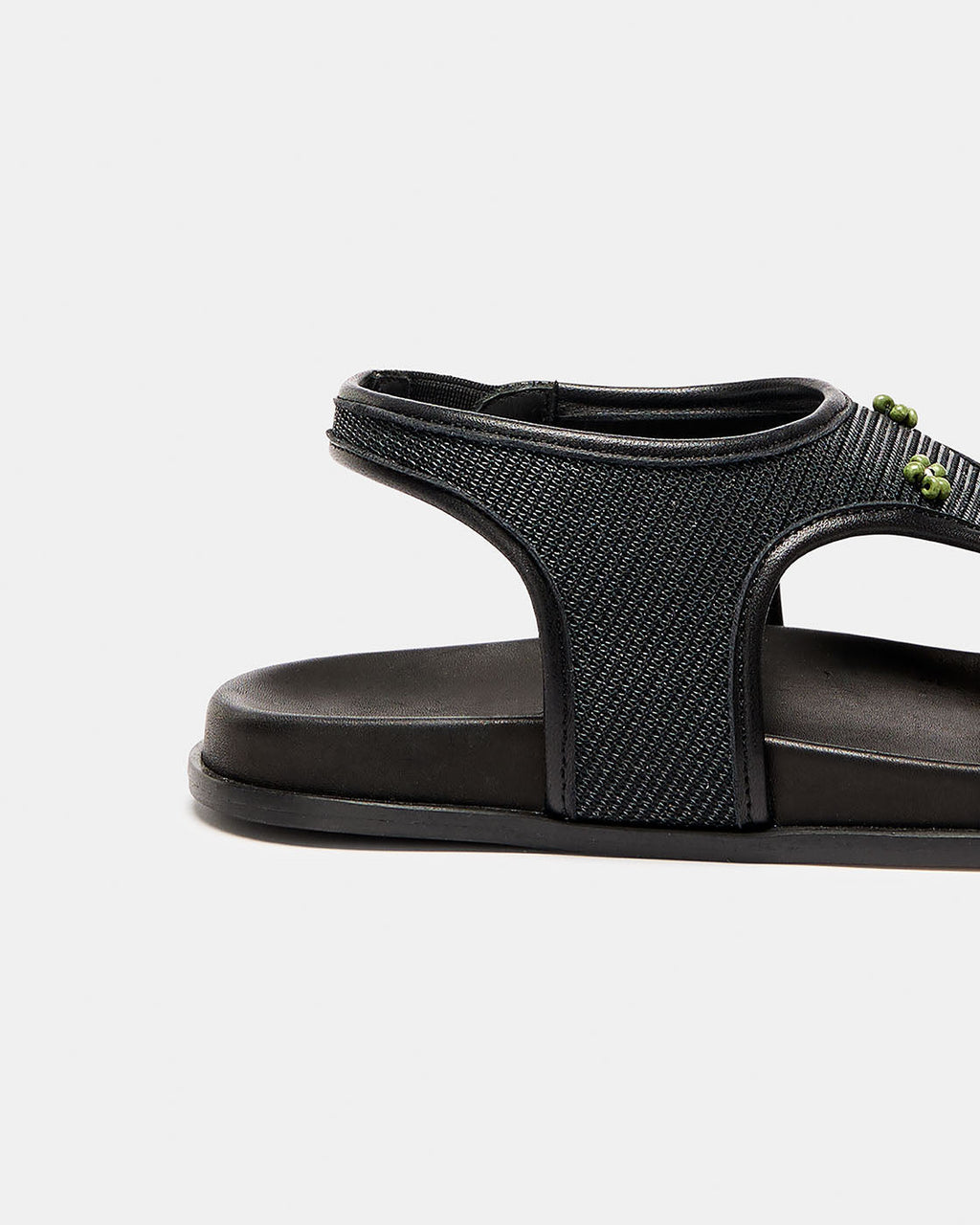 Mules Addaia Negro Malla-Verde
