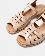Sandales Manto Taupe Brillo