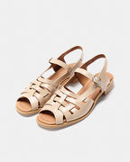 Sandales Manto Taupe Brillo