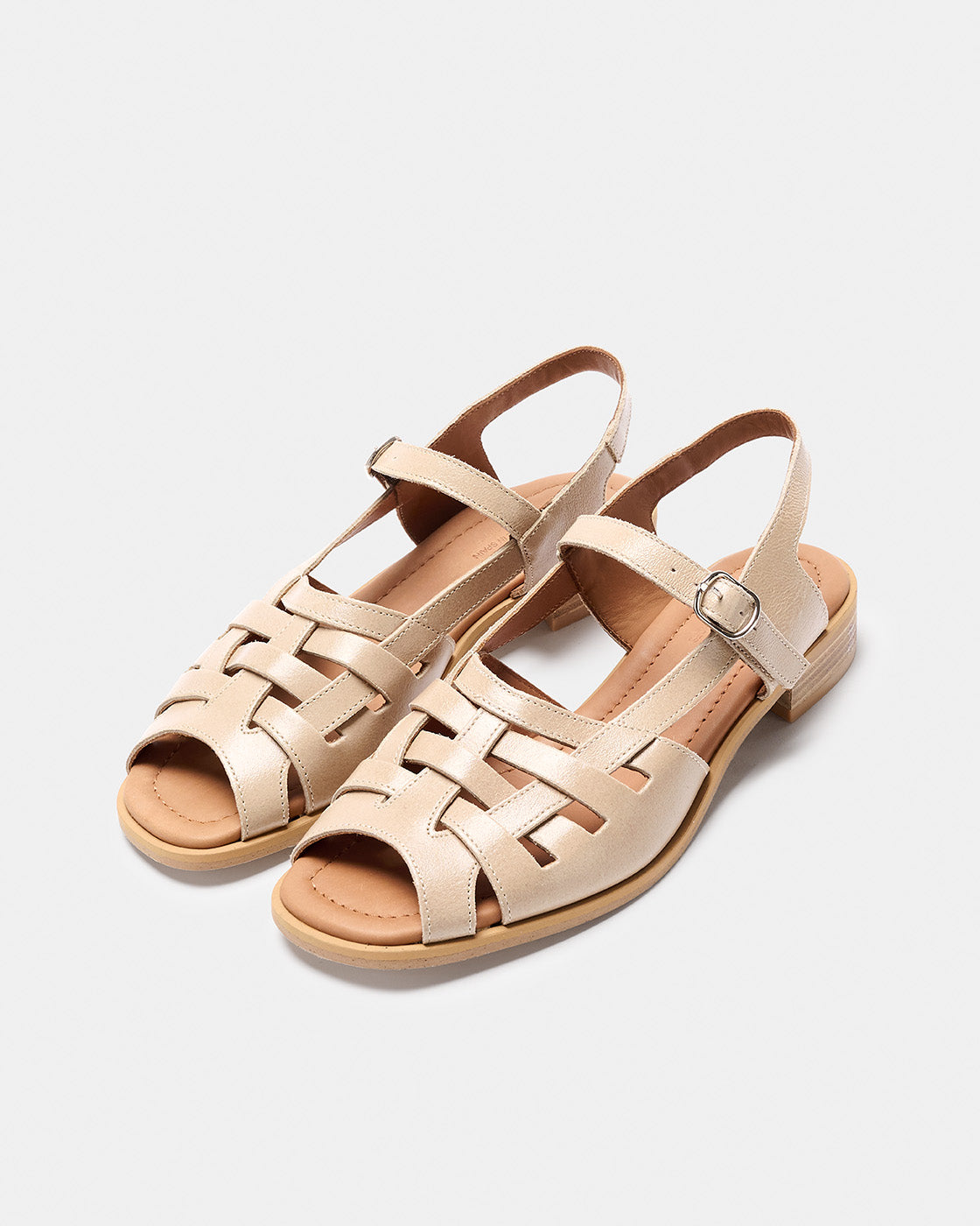 Sandales Manto Taupe Brillo