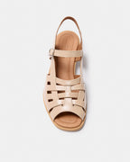 Sandales Manto Taupe Brillo