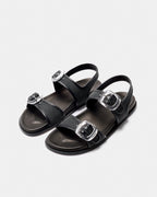 Mules Canet Negro Malla