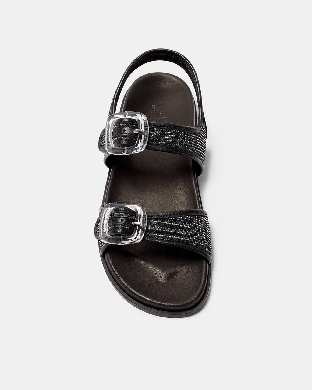 Mules Canet Negro Malla