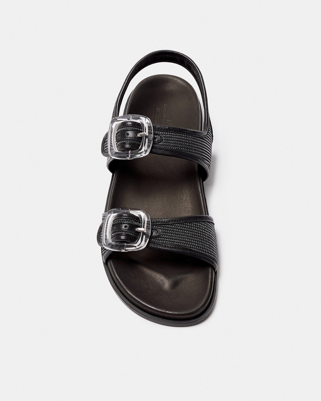 Mules Canet Negro Malla