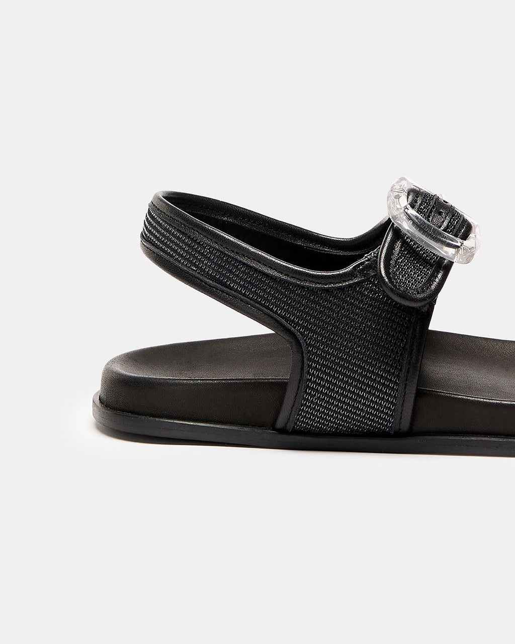 Mules Canet Negro Malla