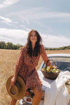 Robe Rosalie Liberty Mandarine