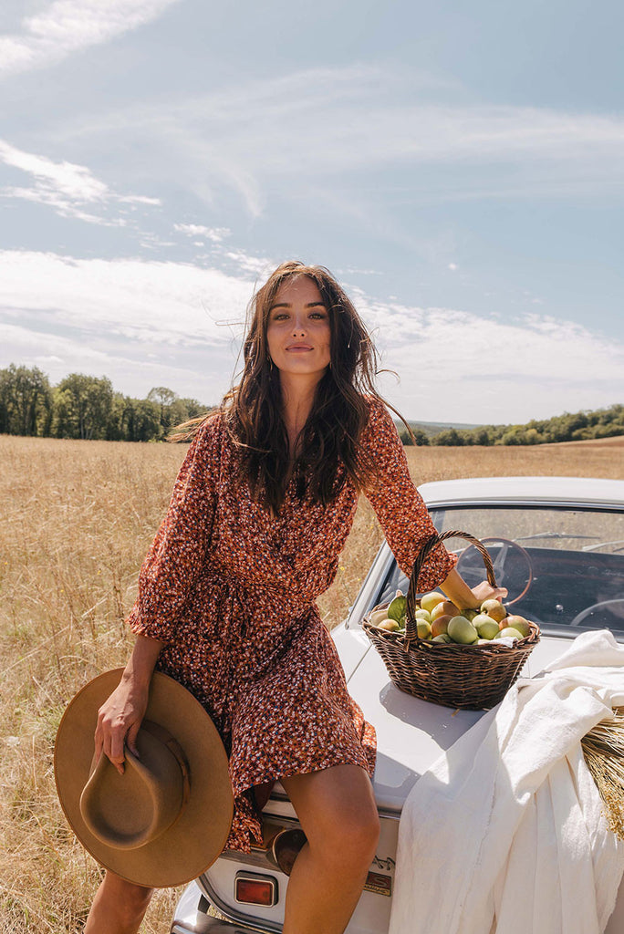 Robe Rosalie Liberty Mandarine