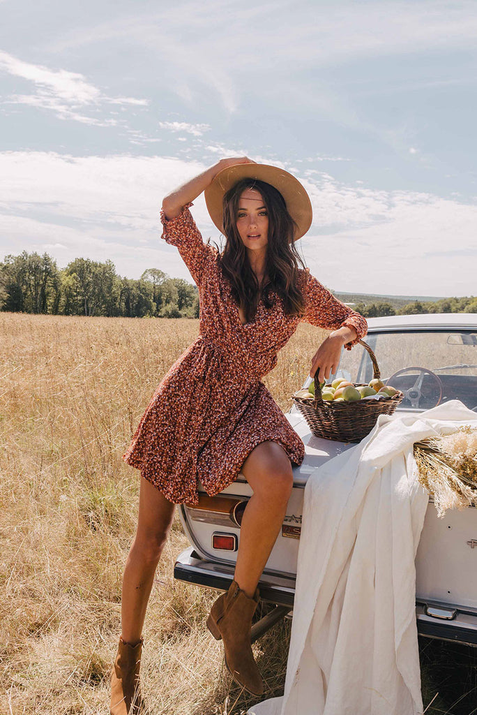 Robe Rosalie Liberty Mandarine