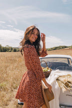 Robe Rosalie Liberty Mandarine