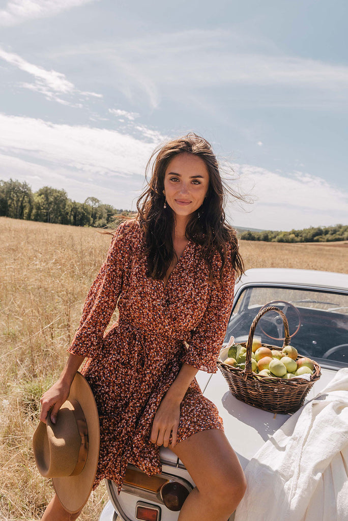 Robe Rosalie Liberty Mandarine