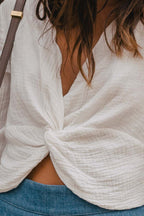 Blouse Dahlia Blanc Coton
