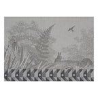 Le Jacquard Francais - 4 Sets De Table - Foret Enchantee - Argent - Coton