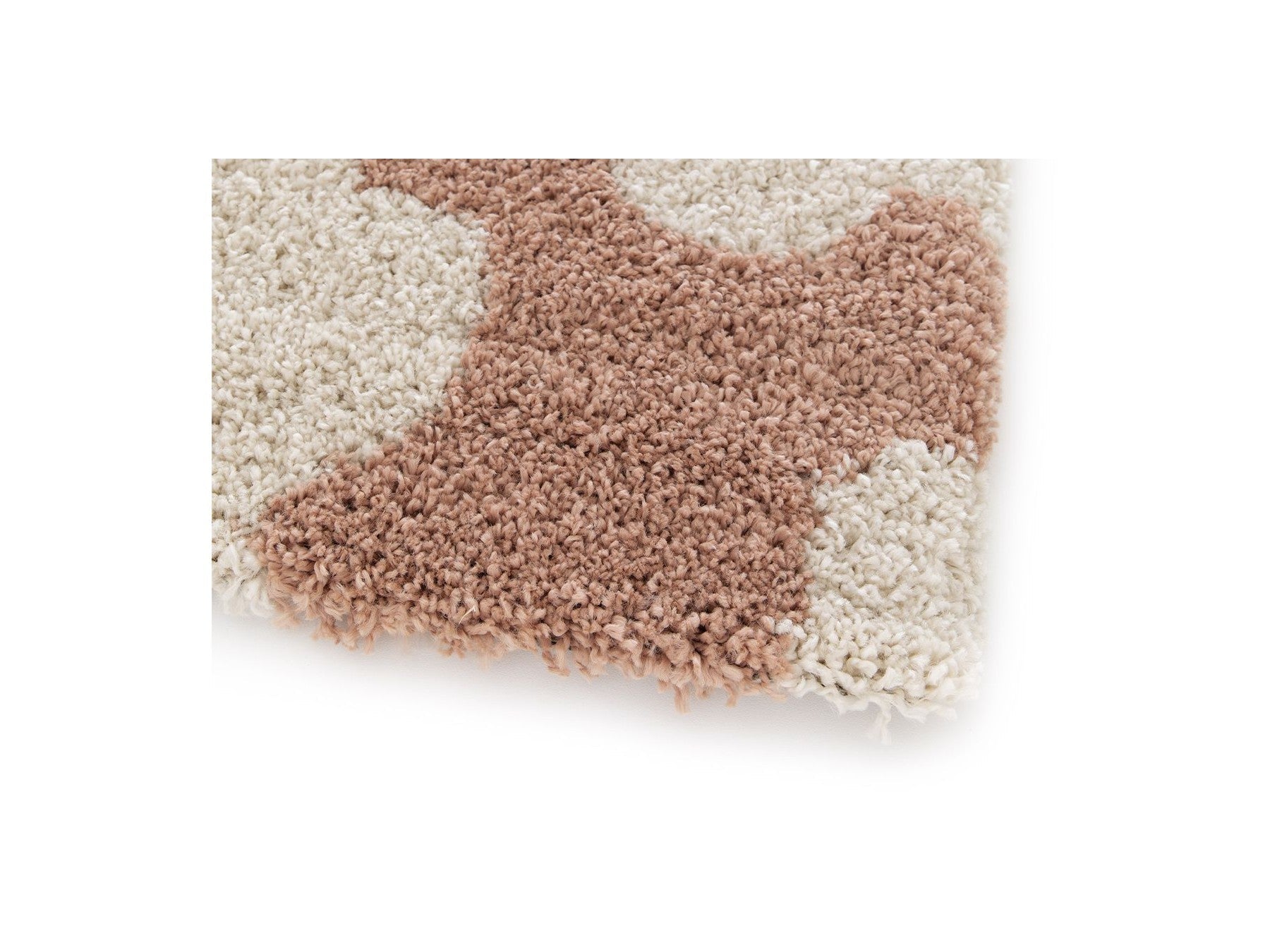 Suzy - Tapis Poils Courts - Motif Fleur - Rose