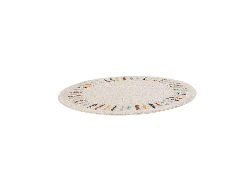 Noni - Tapis Rond - Uni - Beige