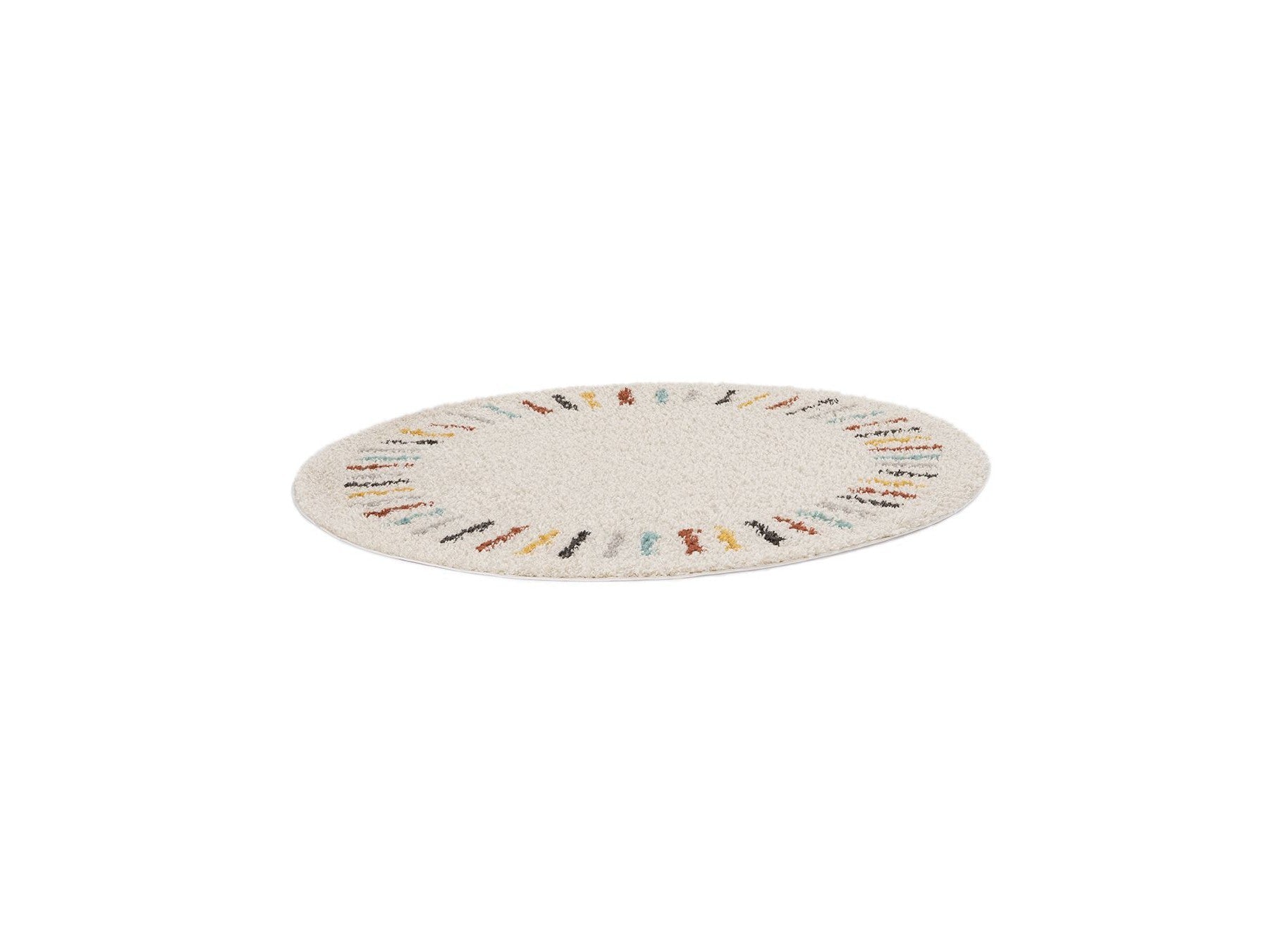Noni - Tapis Rond - Uni - Beige