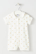 Petit Bateau - Combishort - Blanc - Bébé Fille
