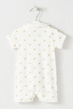 Petit Bateau - Combishort - Blanc - Bébé Fille