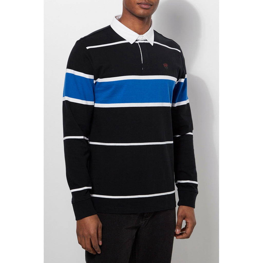 Polo 66 Champs Rugby - Noir Et Blanc - Homme