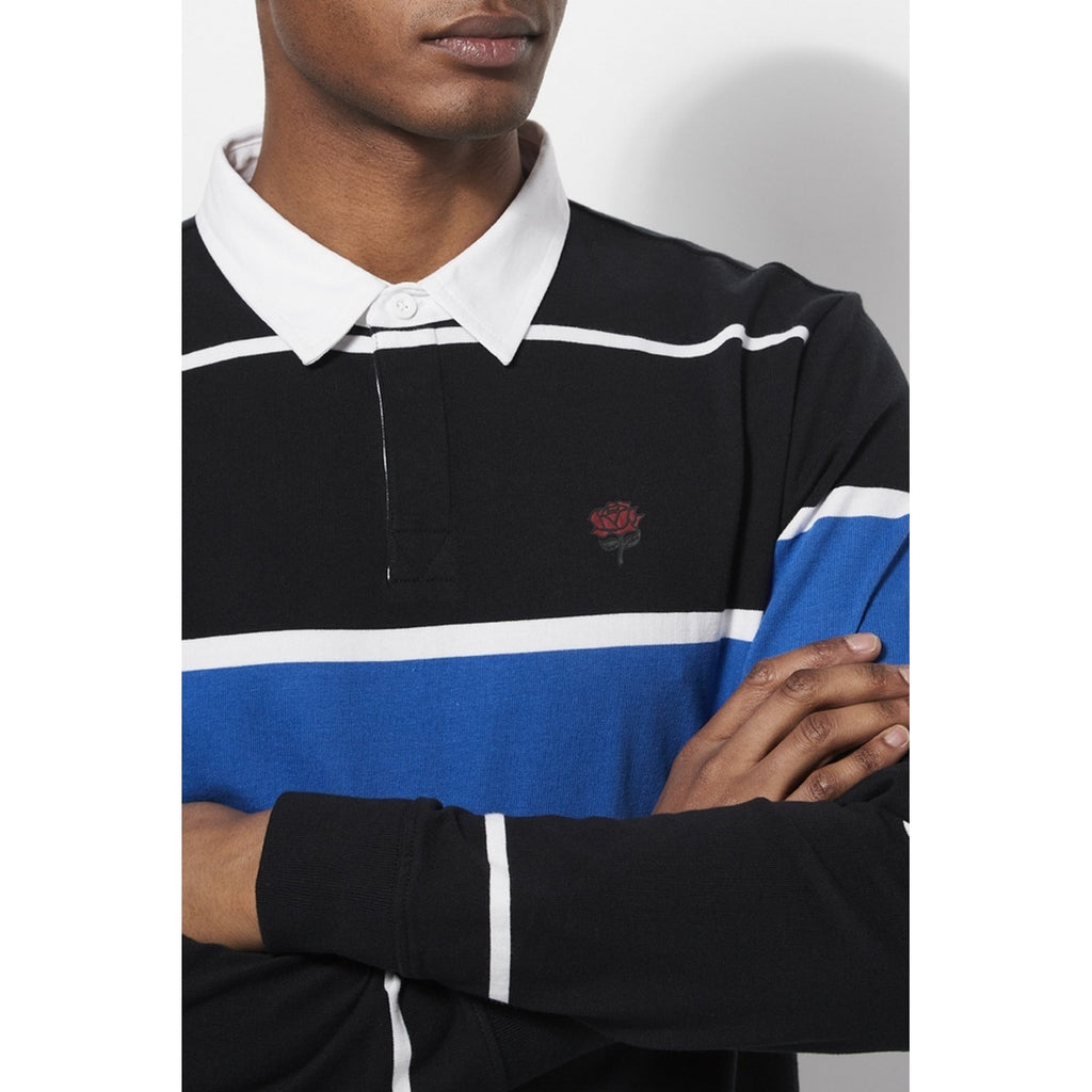 Polo 66 Champs Rugby - Noir Et Blanc - Homme