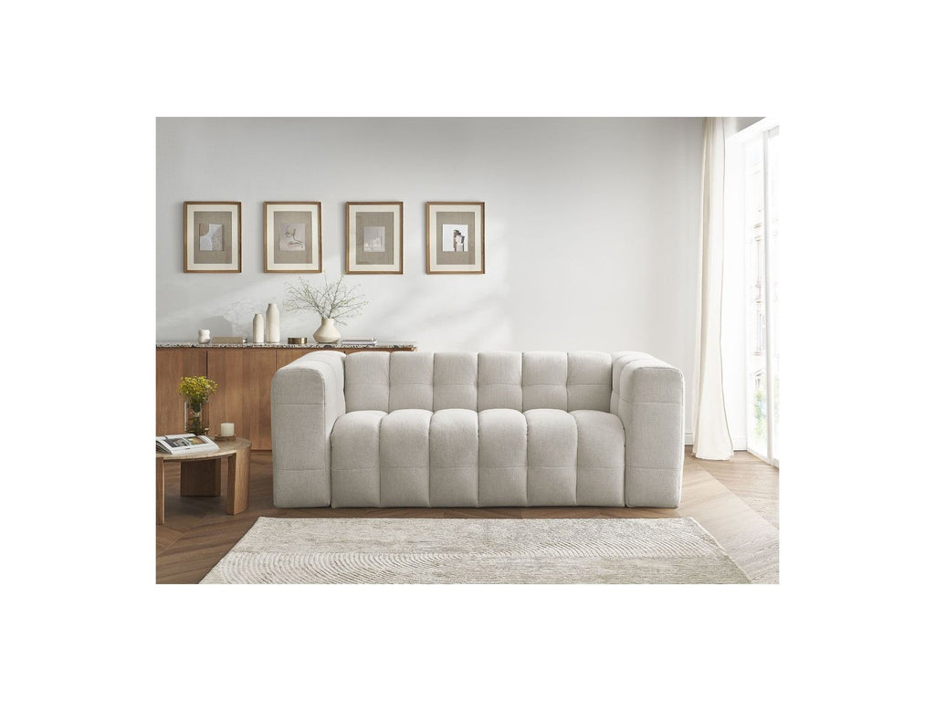 Cloud - Canapé Droit Convertible 3 Places - Tissu Lisse